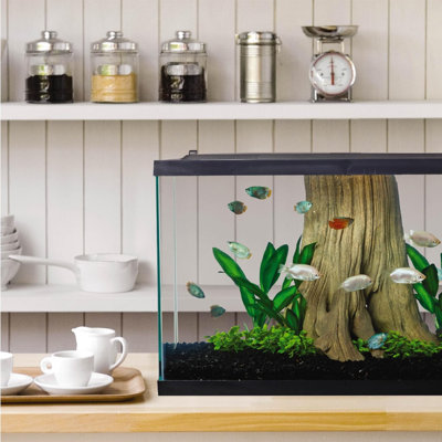 Complete LED Aquarium 29 Gallons, Includes LED Lighting, Filtration, Heater And Accessories