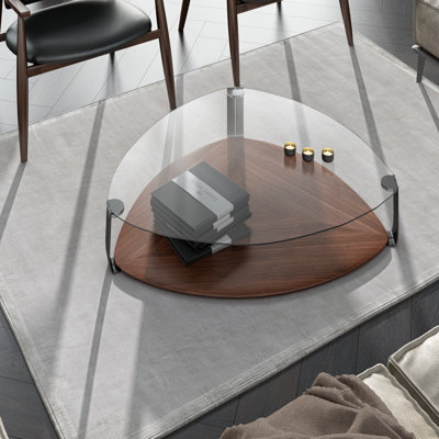 Georgiev Tempered Glass Top Coffee Table