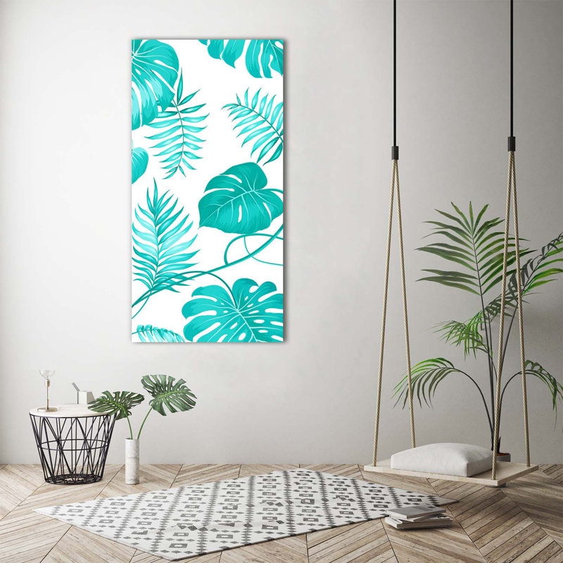 Tropical Leaves - Wrapped Canvas Print