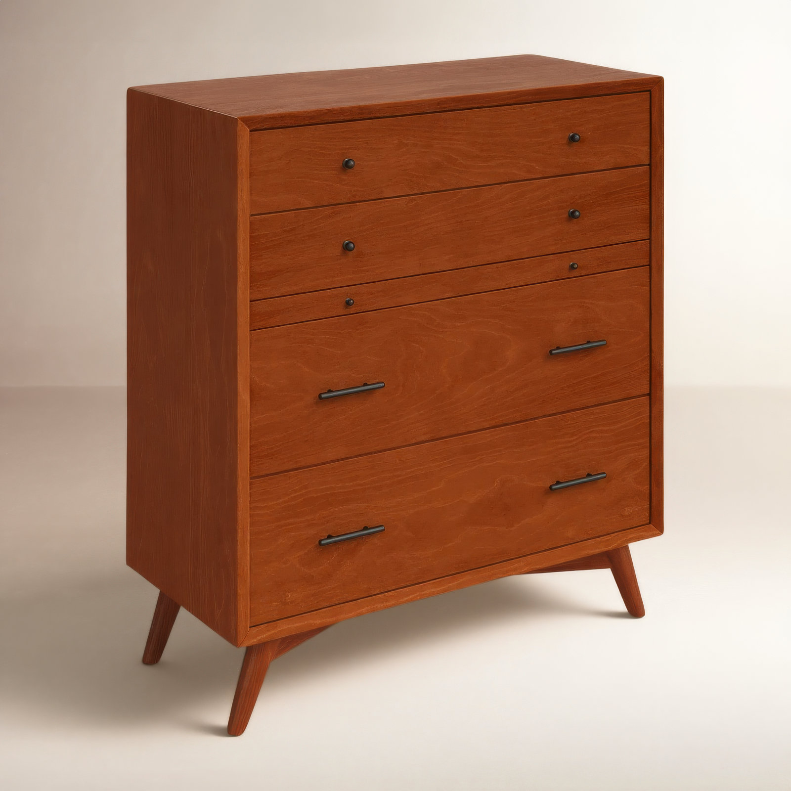 Williams 38" Mahogany Dresser, Chestnut