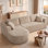3 Seater Fabric Corner Sofa