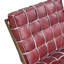 Chaise de loisirs en cuir fleur 25,4 po de largeur Clayton-684582306