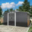 8 ft. W X 6 ft. D Metal Garage Shed