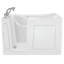 Baignoire de style mixte à pied de la gauche 60" x 30" gauche-37053498