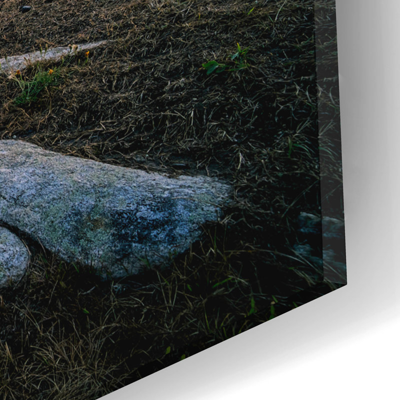 Art mural en verre Breakwater Bay «Twilight At Pemaquid Point» par Rick Berk, H 12 po x l 16 po x P 0,13 po