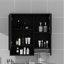Armoire à pharmacie murale moderne pour salle de bain, armoire de rangement murale avec miroir-118436601