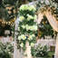 2 pièces 37,4 "vignes suspendues artificielles, guirlande de roses artificielles résistantes aux rayons UV, fausses vignes grimpantes pour la maison, le jardin et le décor de toile de fond de mariage-820980639