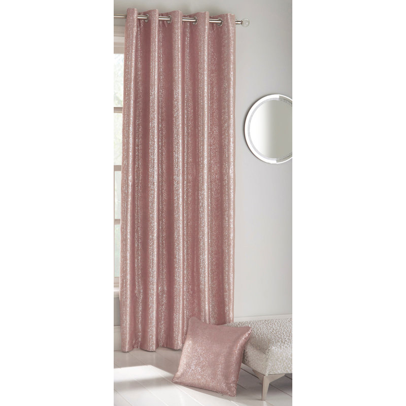Desiree Blackout Curtain Pair, Width 229 x Drop 229 cm, Pink