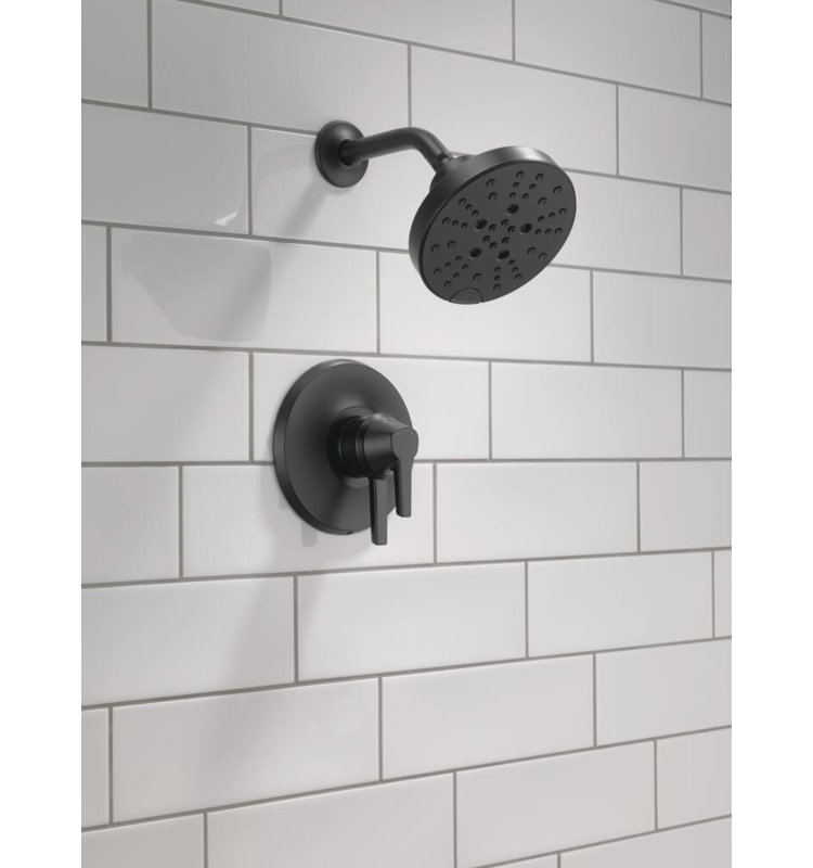 Galeon Shower Faucet, Matte Black