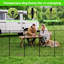 36" Heavy Duty Outdoor Dog Playpen – Anti-Rust Coated Metal Pet Fence, Collapse-Proof, No Sharp Edges, Tool-Free Assembly for Yard, Garden, RV Camping