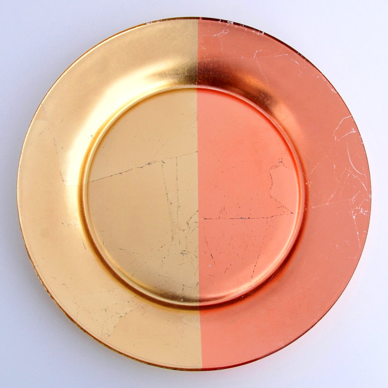 Assiette à hors-d'œuvre 7,5 po, Or / or rose