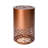 Brown Metal Cutout Outdoor Water Fountain with LED Lights