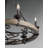 Taulbee 6 - Light Steel Dimmable Wagon Wheel Chandelier