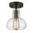 Holbeach Glass Semi Flush Mount
