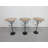 Round Side Table(Only Including Coffee Table,Without Chairs)