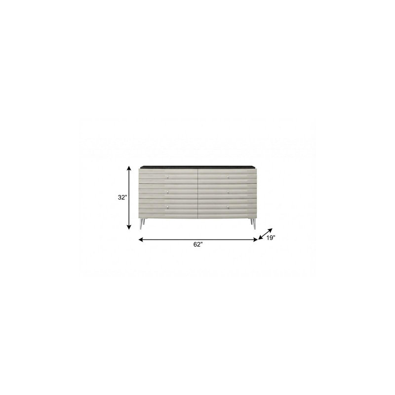  Commode double 62 po 62 po