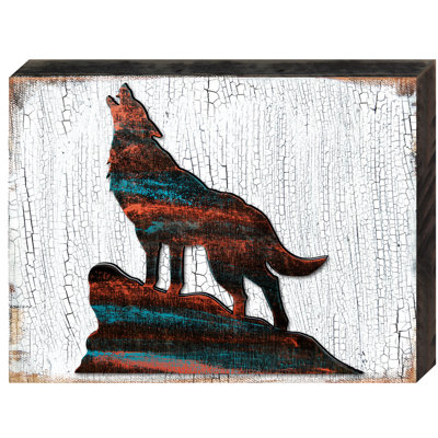 Décoration murale loup