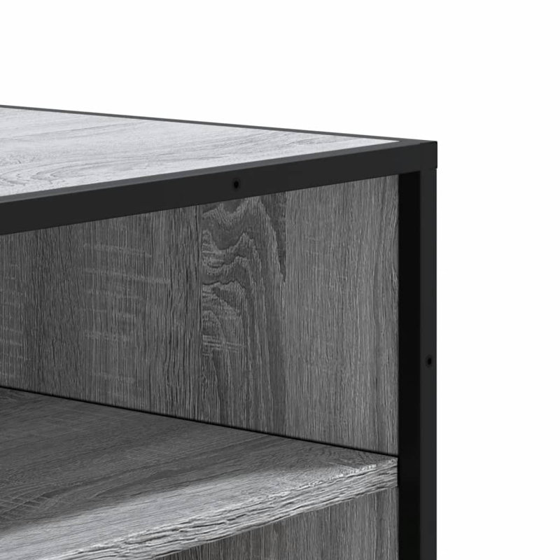 10 Pair Shoe Storage Cabinet, Grey Sonoma