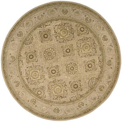 Tapis oriental en laine / soie touffeté à la main Garrity 3000