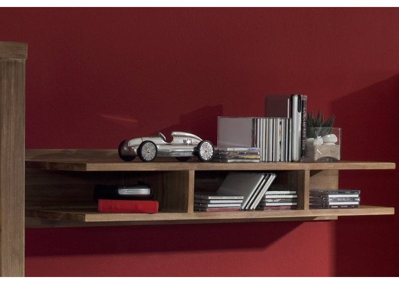 Solid Acacia Solid Wood Tiered Shelf