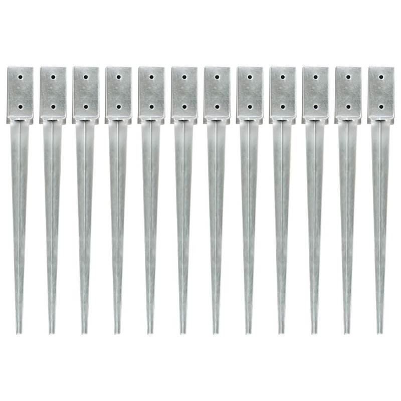 Mohonk Symple Stuff Silver Metal Mounting System, 75cm H x 7cm W x 7cm D