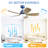 42 Inch Ceiling Fans With LED Light 22W And Remote Control 5 ABS Fan Blades For Bedroom