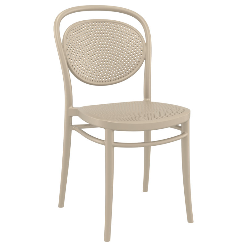 Ensemble bistro long pour 2 personnes 27,5 po Farrah Square, Taupe