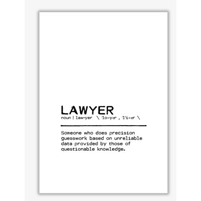 Lawyer Questionable - Print