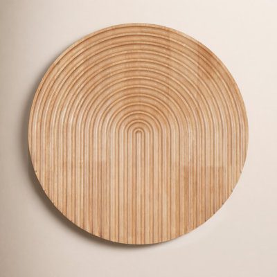 AllModern Furrow Wood Art Plaque
