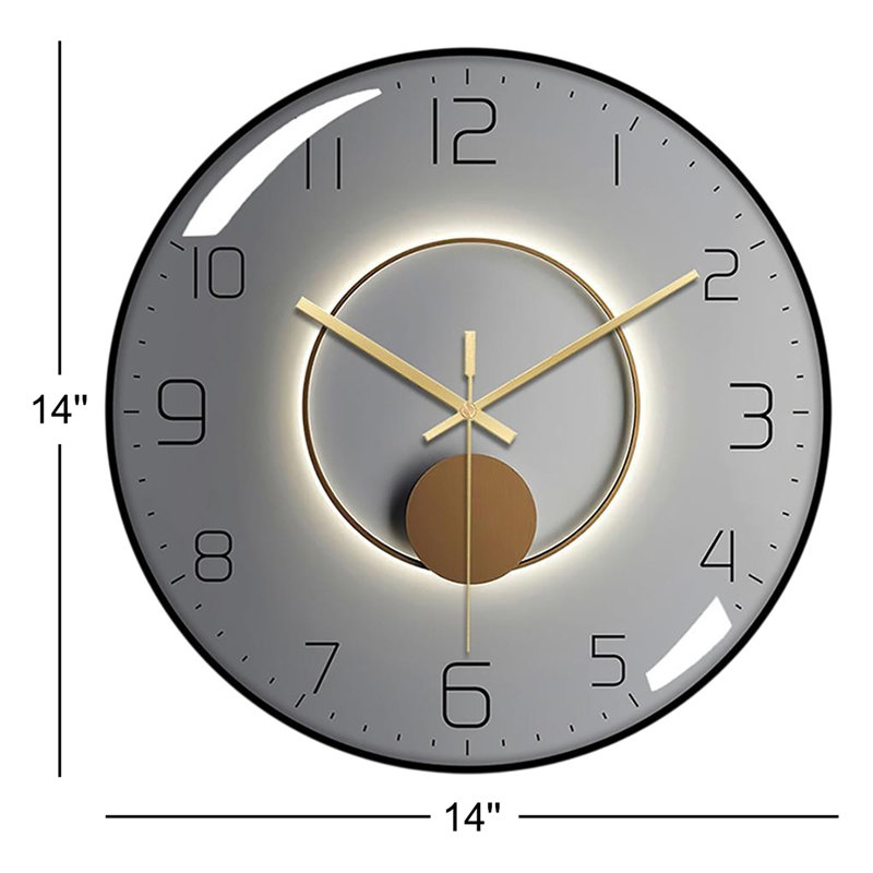 PVC Wall Clock 14 inches