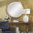 Ashburg Engineered Wood Round Wall Mirror