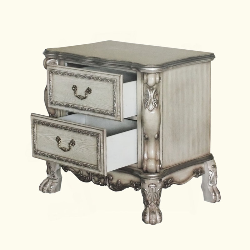 Posidon 32'' W Nightstand, Vintage Bone