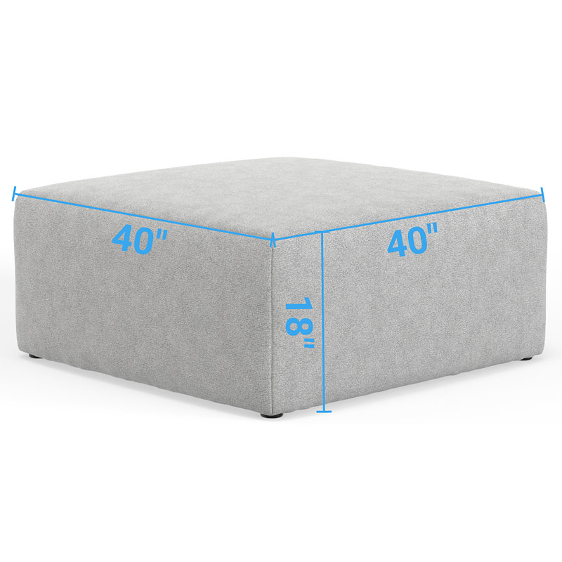 Estref 40" Cocktail Ottoman