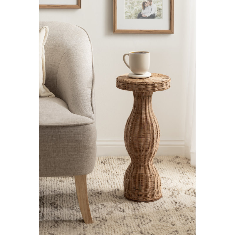 Sculptural Round Boho Drink Table