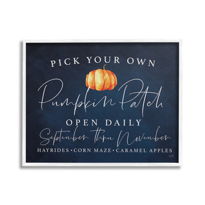 Pick Your Own Pumpkins Giclee Art by Lux + Me Designs