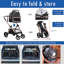 Poussette standard pliable avec transport amovible Pet Rover Prime-88522813