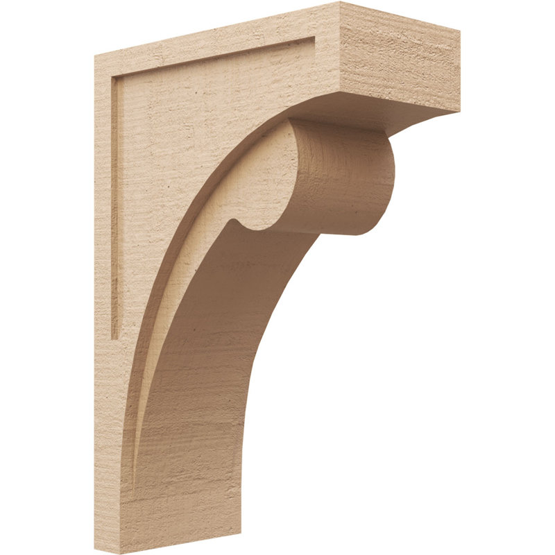 Bois de cèdre brut Viola TimberThane Corbel, apprêté brun clair, H 30 po x l 10 po x P 20 po