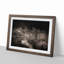 Las Vegas Skyline at Night in Abstract - Picture Frame Graphic Art Print-55777735-55777736