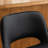 Swivel Adjustable Height Bar Stools, Faux Leather Upholstered Counter Stools, Modern Pub Stools-2067231097