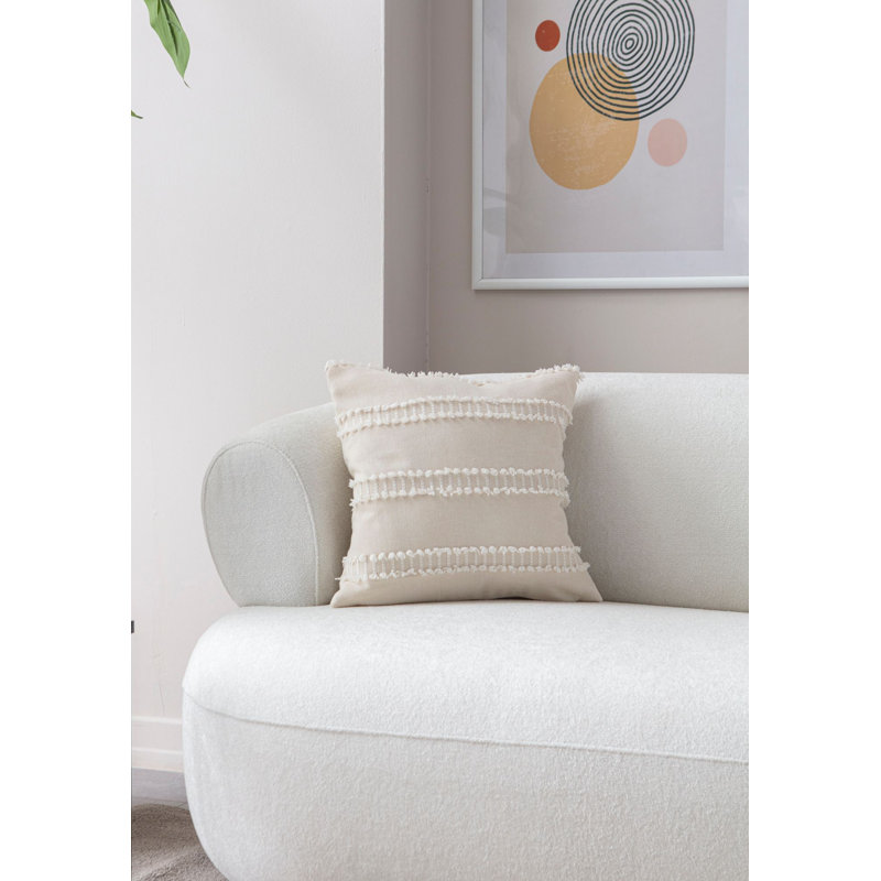 Ensemble de housse de coussin , 1, Crème, crème