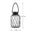 Vase de table en verre transparent / noir-50707844