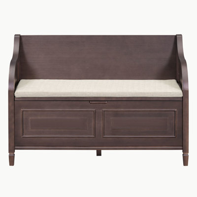 Wood Storage Bench