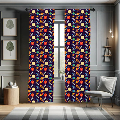 Room Darkening Sliding Panel Pair
