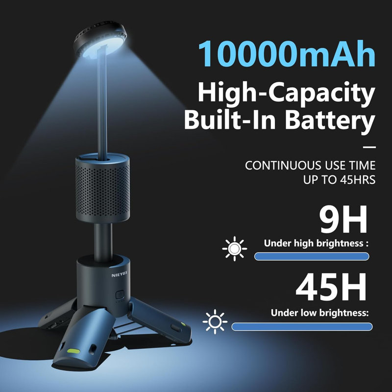 Lampe de poche à pile 9,6 po
