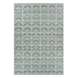 Rug & Kilim’S Oversized Scandinavian Style Rug In Blue With Geometric Patterns