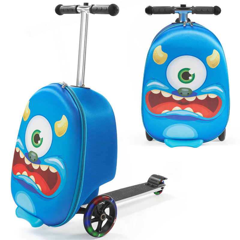 Valise à roulettes pour enfants 20 pouces avec roues Flash