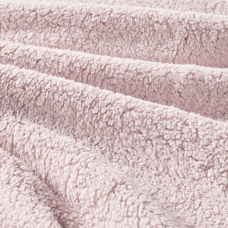 Édredon de luxe pour lit simple / simple TG - velours froissé et mauve