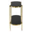 Hakon 120cm Glass Top Console Table