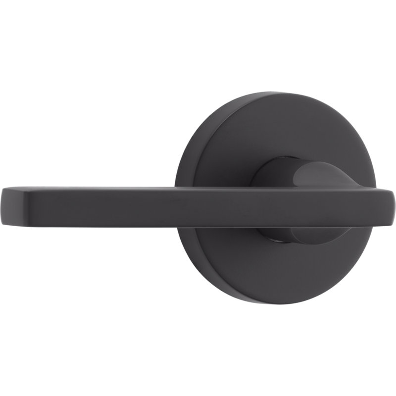Satin Black Privacy Door Lever