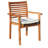 Cilla 8 - Person Teak Wood Patio Dining Set with Rectangular Table , Sunbrella® Cushions Included